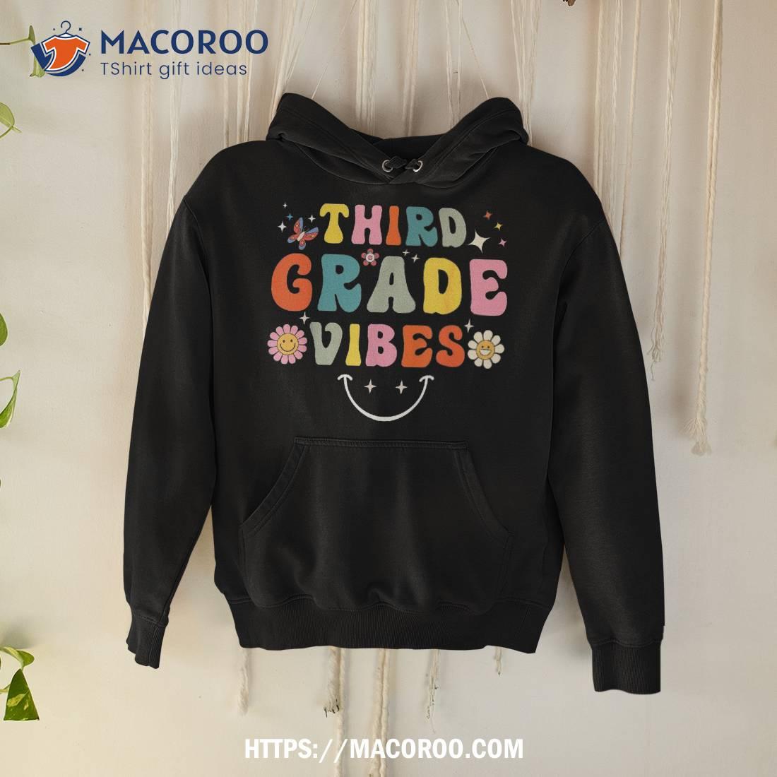 Third Grade Vibes Retro First Day Of School 3rd Team Shirt