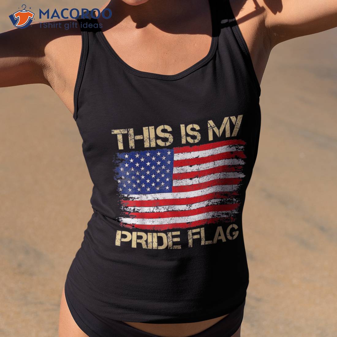 This Is My Pride Flag Usa American 4th Of July Patriotic Shirt