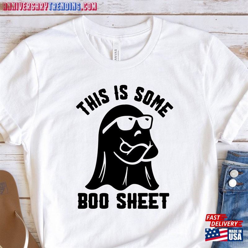 This Is Some Boo Sheet Shirt Halloween Ghost T-Shirt Sweatshirt