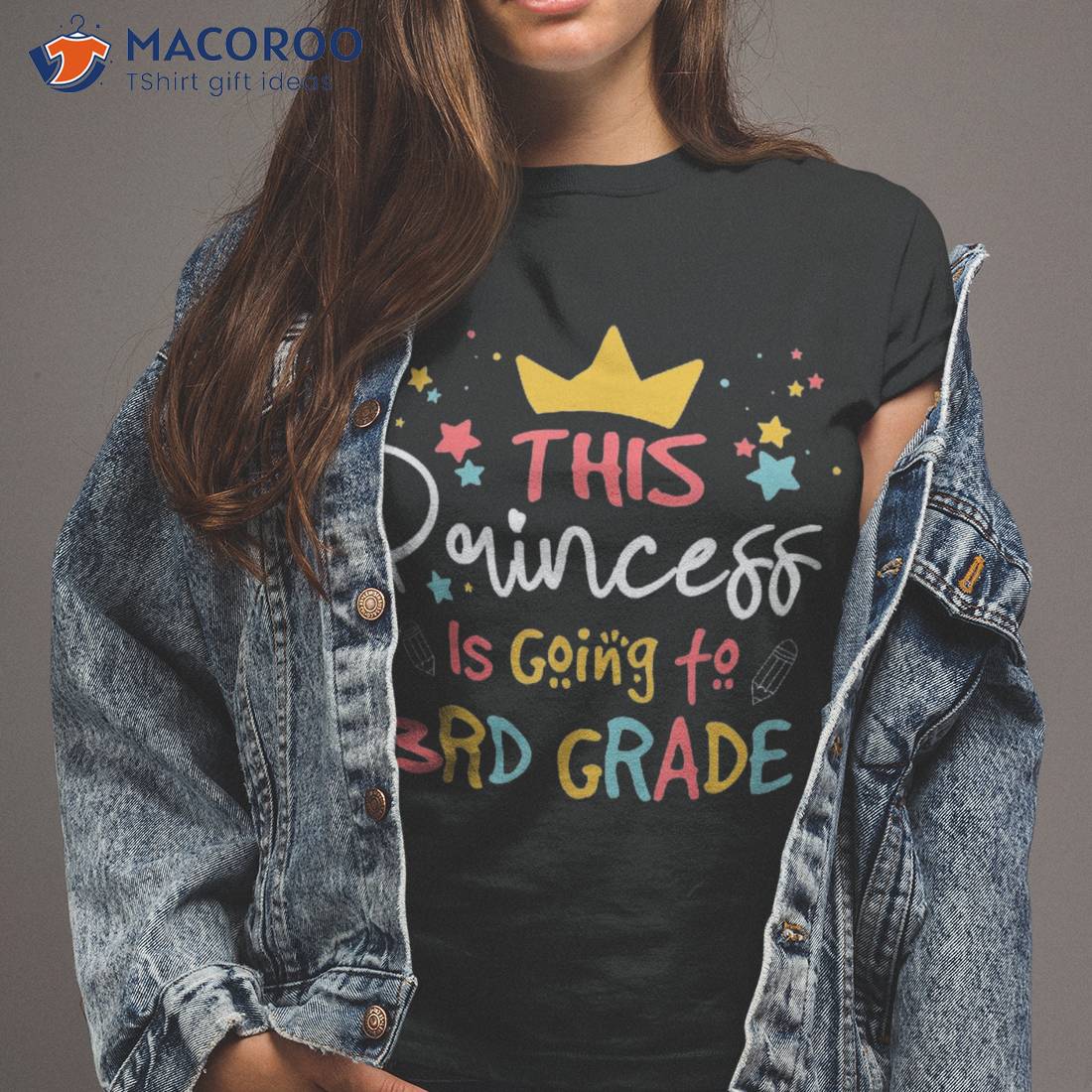 This Princess Is Going To 3rd Grade Back School Kids Girl Shirt