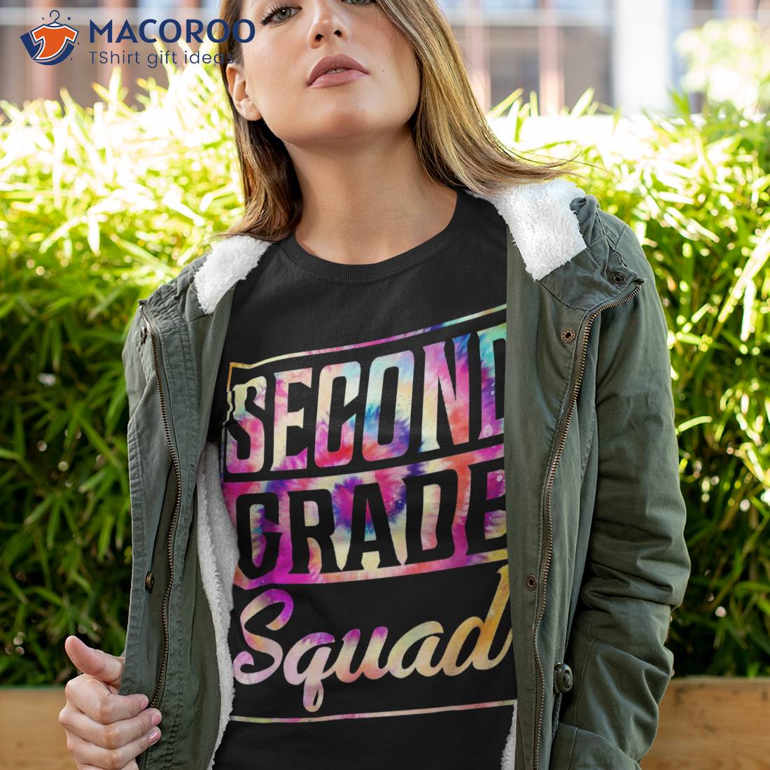 Tie Dye 2nd Grade Squad Teacher First Day Of Back To School Shirt