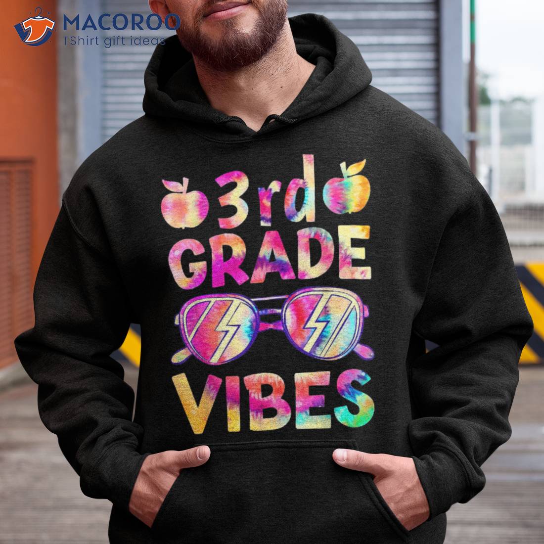 Tie Dye 3rd Grade Vibes Teacher First Day Of Back To School Shirt