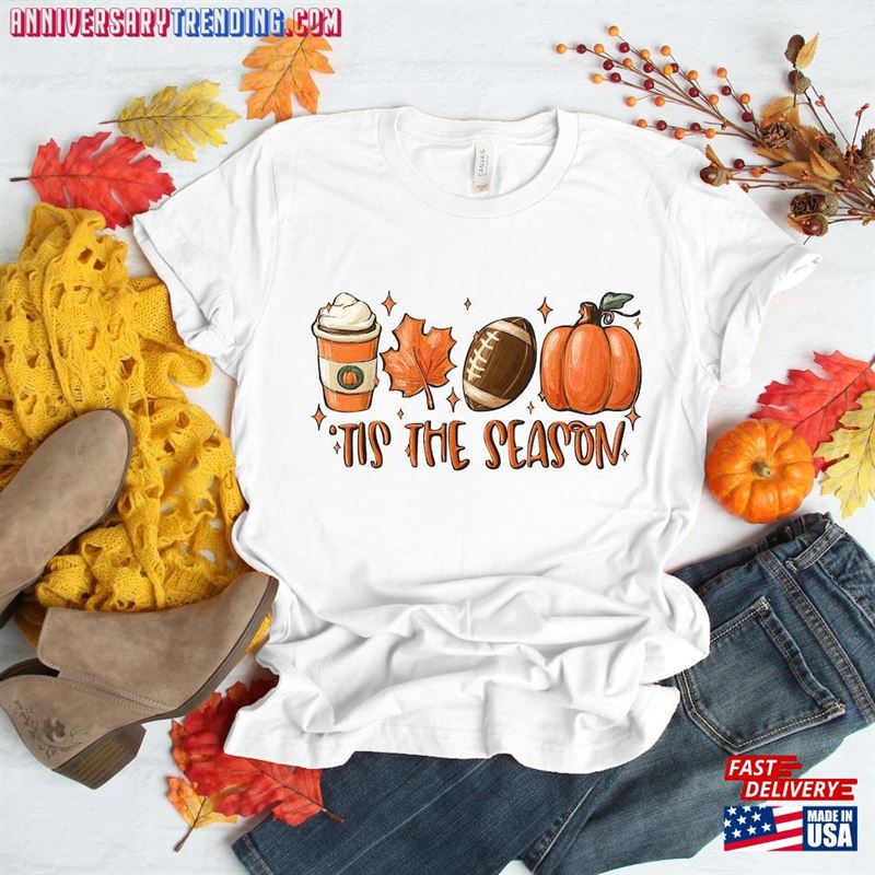 Tis The Season Fall Coffee Shirt Hot Classic Hoodie