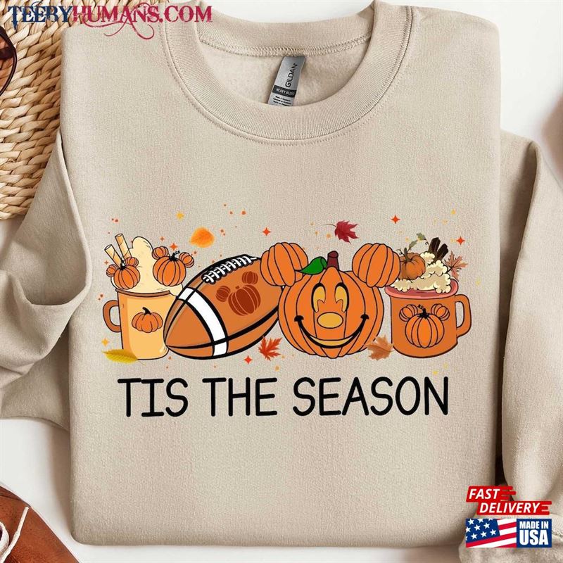 Tis The Season Fall Sweatshirt Football Sweatshirts And Hoodies Unisex Classic