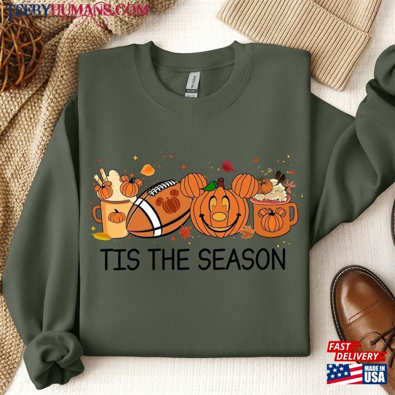 Tis The Season Fall Sweatshirt Football Sweatshirts And Hoodies Unisex Classic