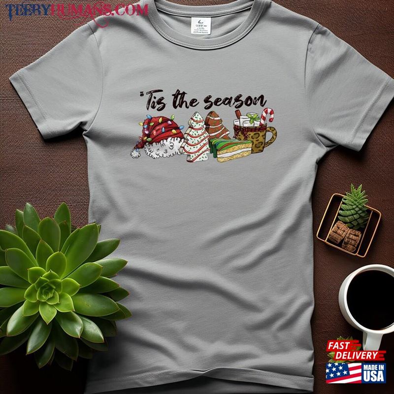 Tis The Season Shirt Christmas Sweatshirt Merry Unisex Hoodie