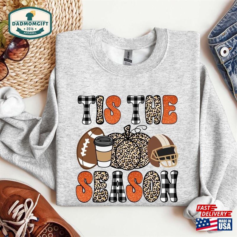 Tis The Season Sweatshirt Thanksgiving Shirt Thankful Tee Classic Hoodie