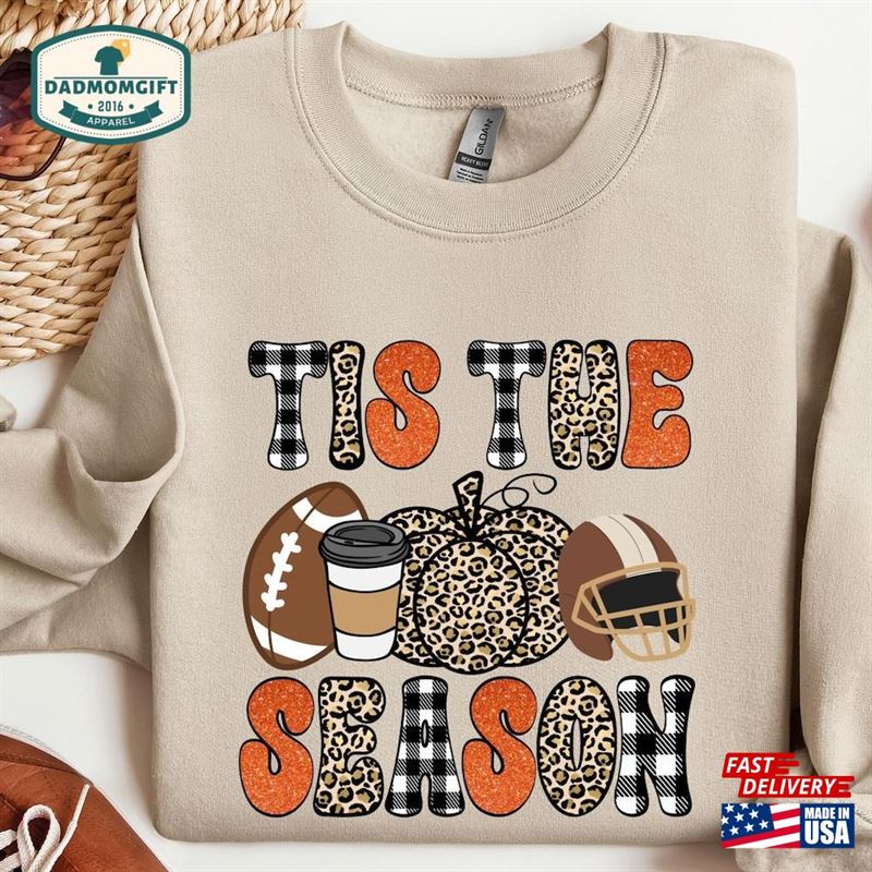 Tis The Season Sweatshirt Thanksgiving Shirt Thankful Tee Classic Hoodie