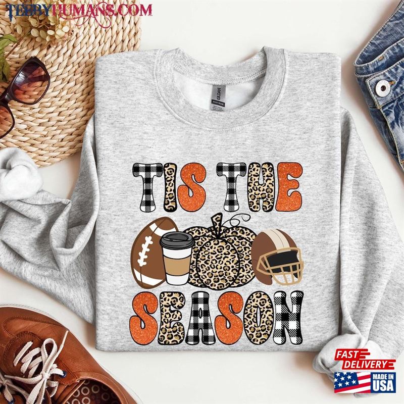 Tis The Season Sweatshirt Thanksgiving Shirt Thankful Tee Classic T-Shirt