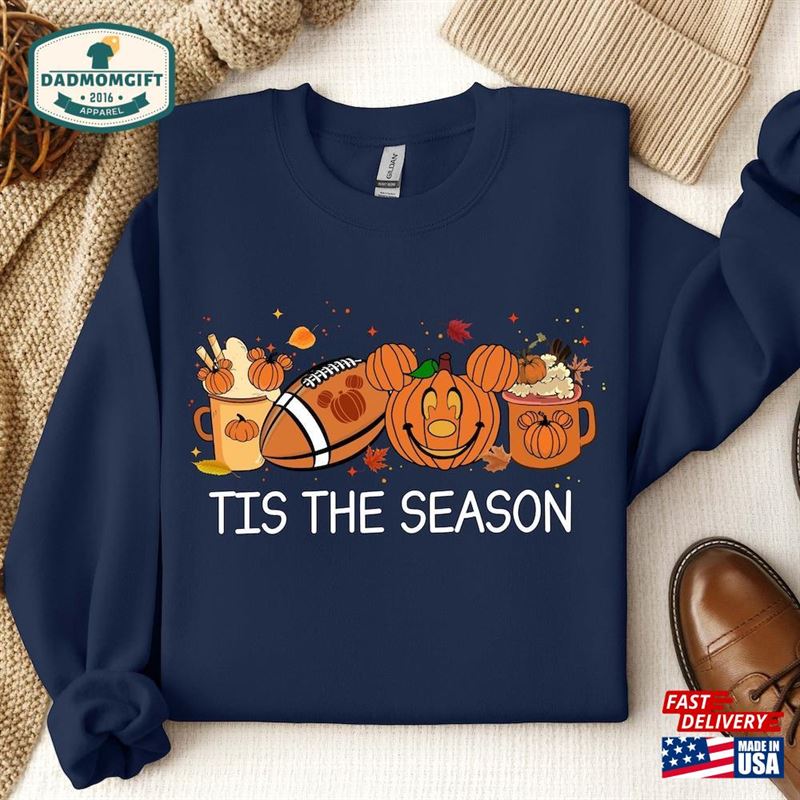 Tis The Season Sweatshirt Thanksgiving Shirt Thankful Tee Classic T-Shirt