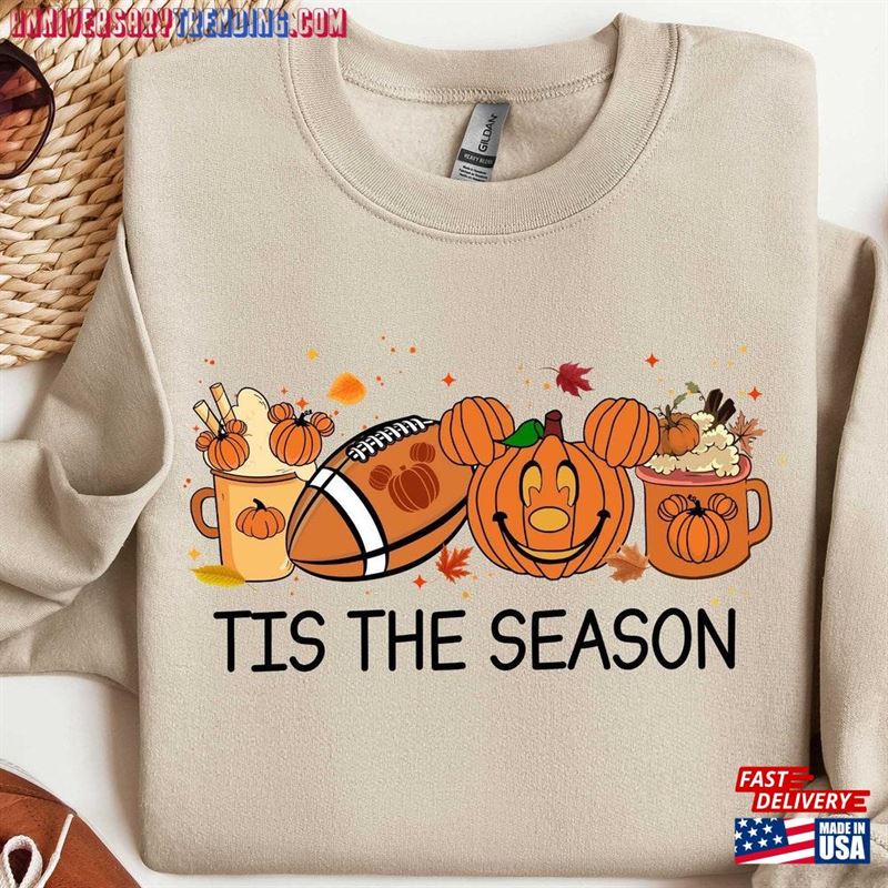 Tis The Season Sweatshirt Thanksgiving Shirt Thankful Tee Hoodie Classic