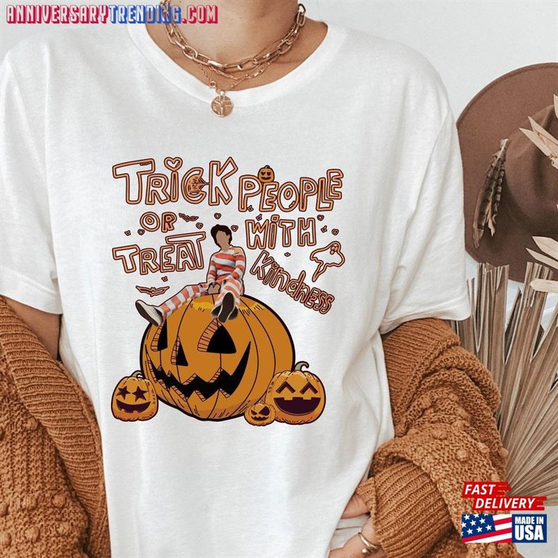 Trick Or Treat People With Kindness Shirt Harryween T-Shirt Hs Sweatshirt Classic