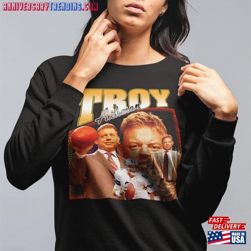 Troy Aikman Vintage Unisex Shirt Tshirt Gift For Him And Her Sweatshirt Classic Troy Aikman Vintage Unisex Shirt Tshirt Gift For Him And Her Sweatshirt Classic