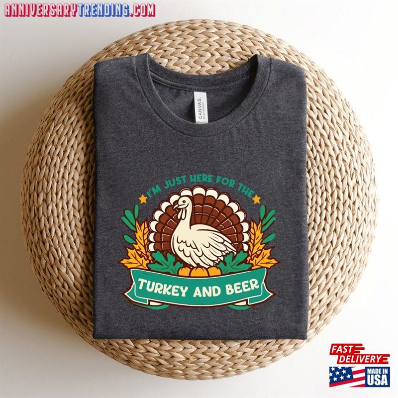 Turkey And Beer Sweatshirt Thanksgiving Gift Hoodie Classic Turkey And Beer Sweatshirt Thanksgiving Gift Hoodie Classic