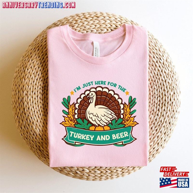 Turkey And Beer Sweatshirt Thanksgiving Gift Hoodie Classic Turkey And Beer Sweatshirt Thanksgiving Gift Hoodie Classic