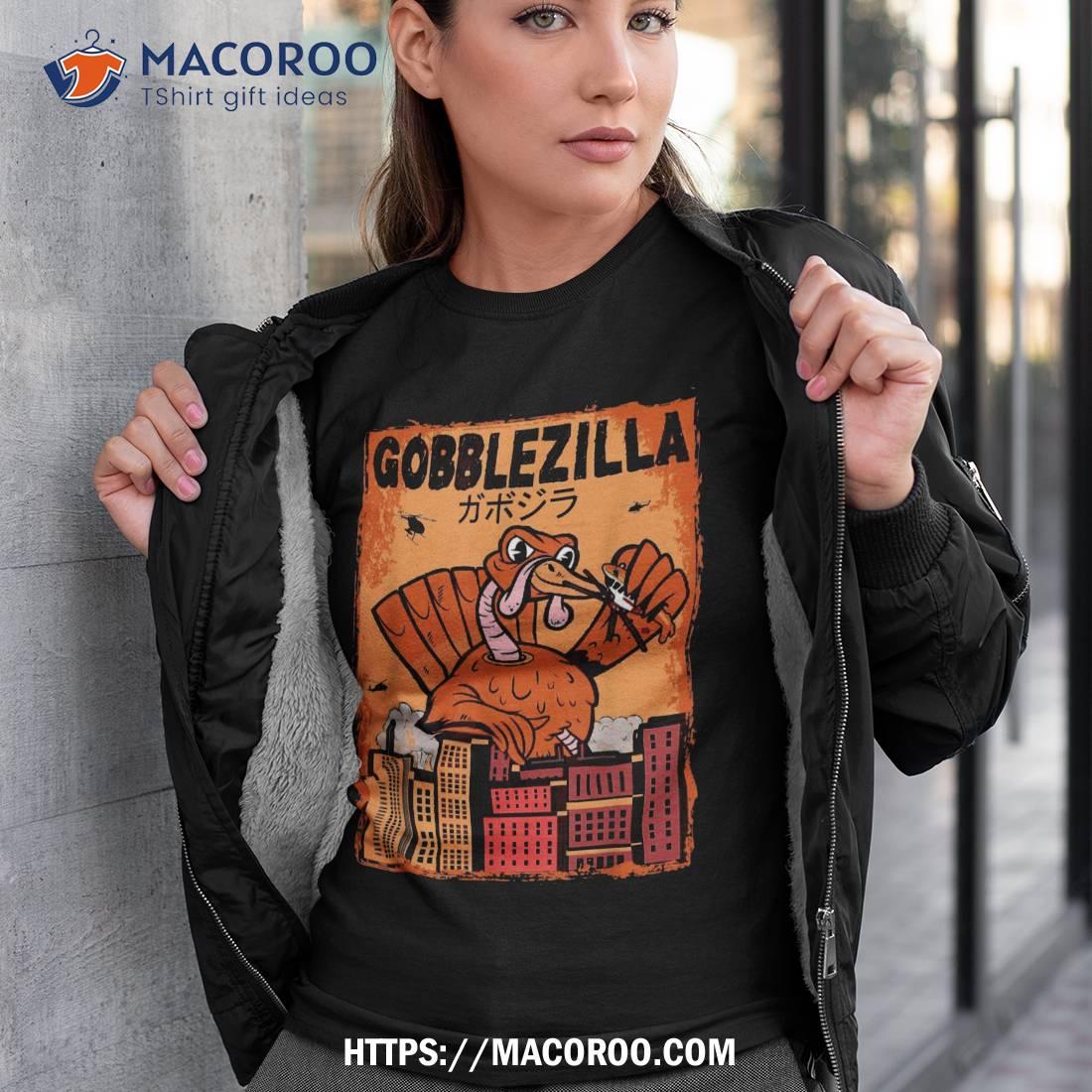 Turkey Day Thanksgiving Gobblezilla Shirt