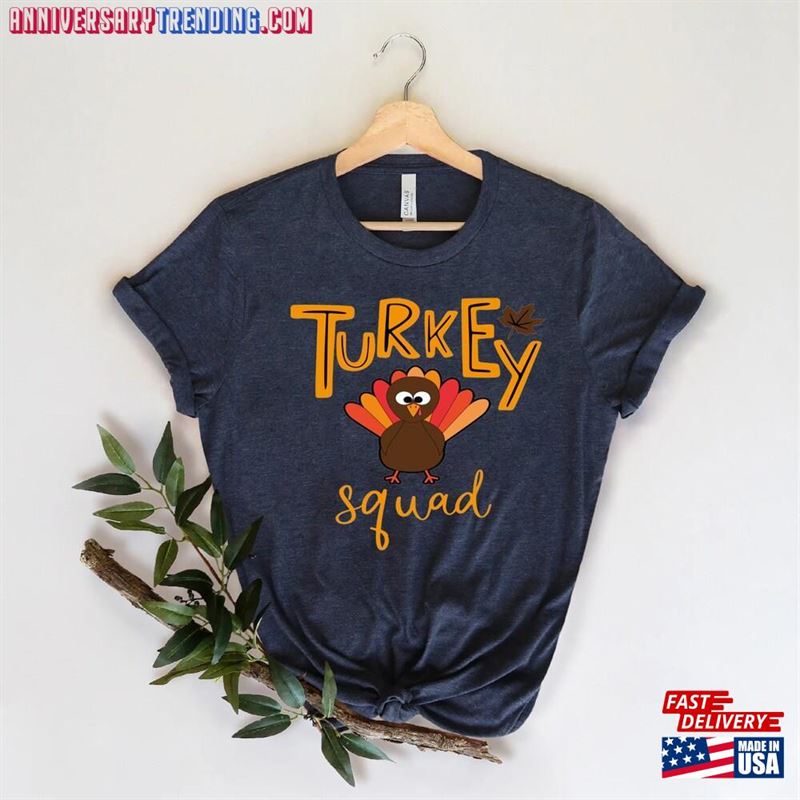 Turkey Squad Shirt Thanksgiving T-Shirt Fall Classic