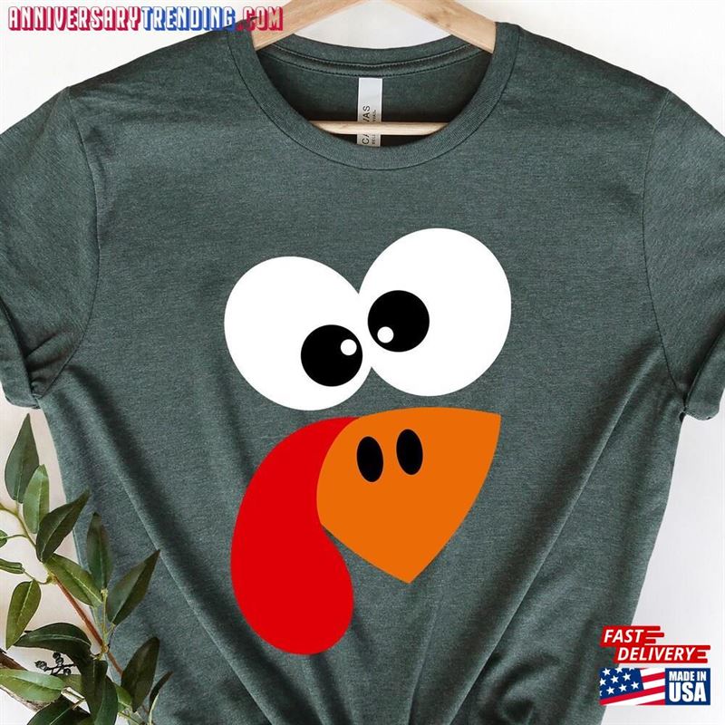 Turkey Sweatshirt Gifts Face Sweatshirts Classic