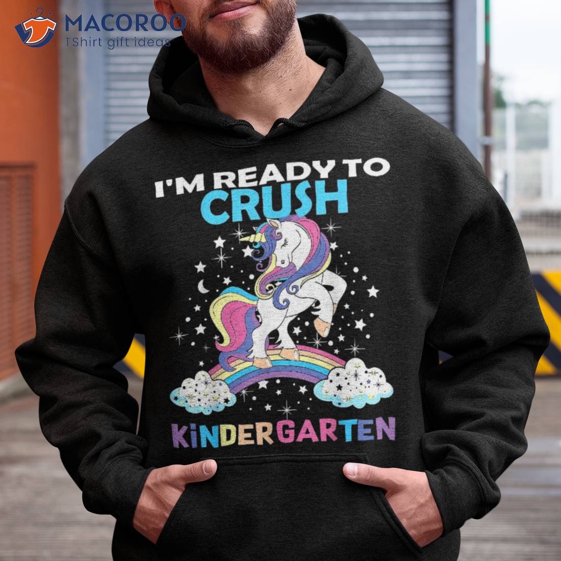 Unicorn Ready Crush Kindergarten Here I Come Back To School Shirt