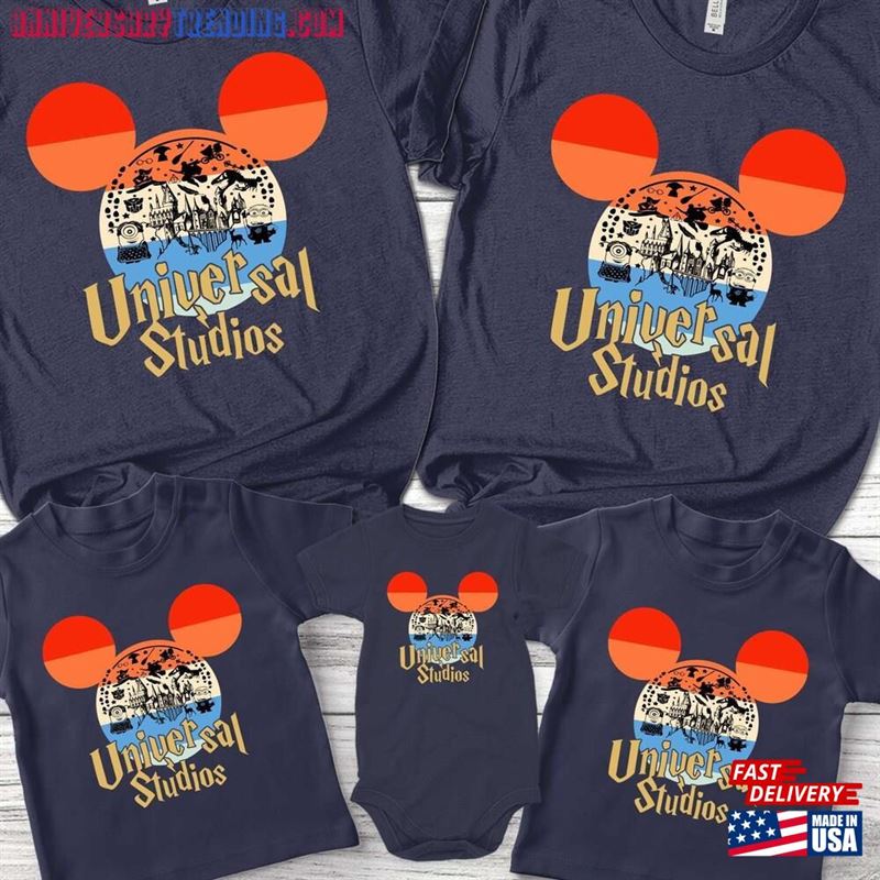 Universal Studios Halloween Shirt Family Matching Group Shirts Sweatshirt Classic