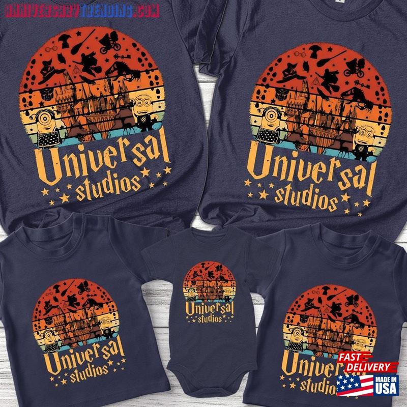 Universal Studios Halloween Shirt Family Matching Group Shirts Unisex Classic