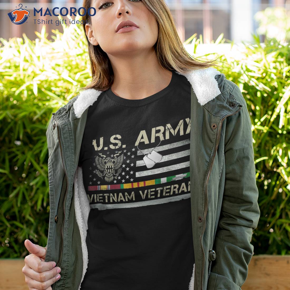 Us Army Vietnam Veteran Usa Flag Shirt, Shirt