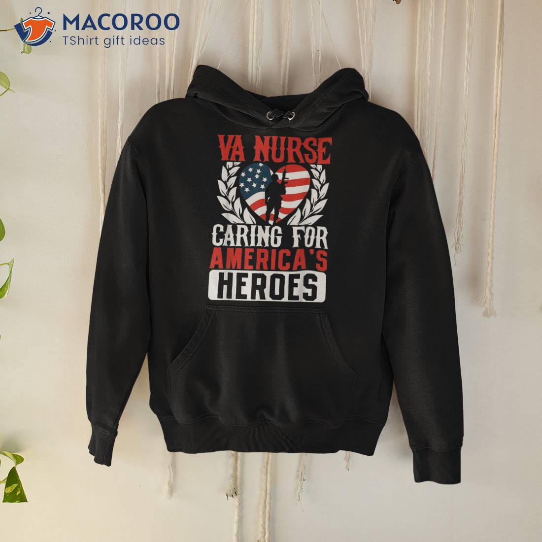 Va Nurse Americas Heros Merica Us Flag Patriot Veterans Day Shirt