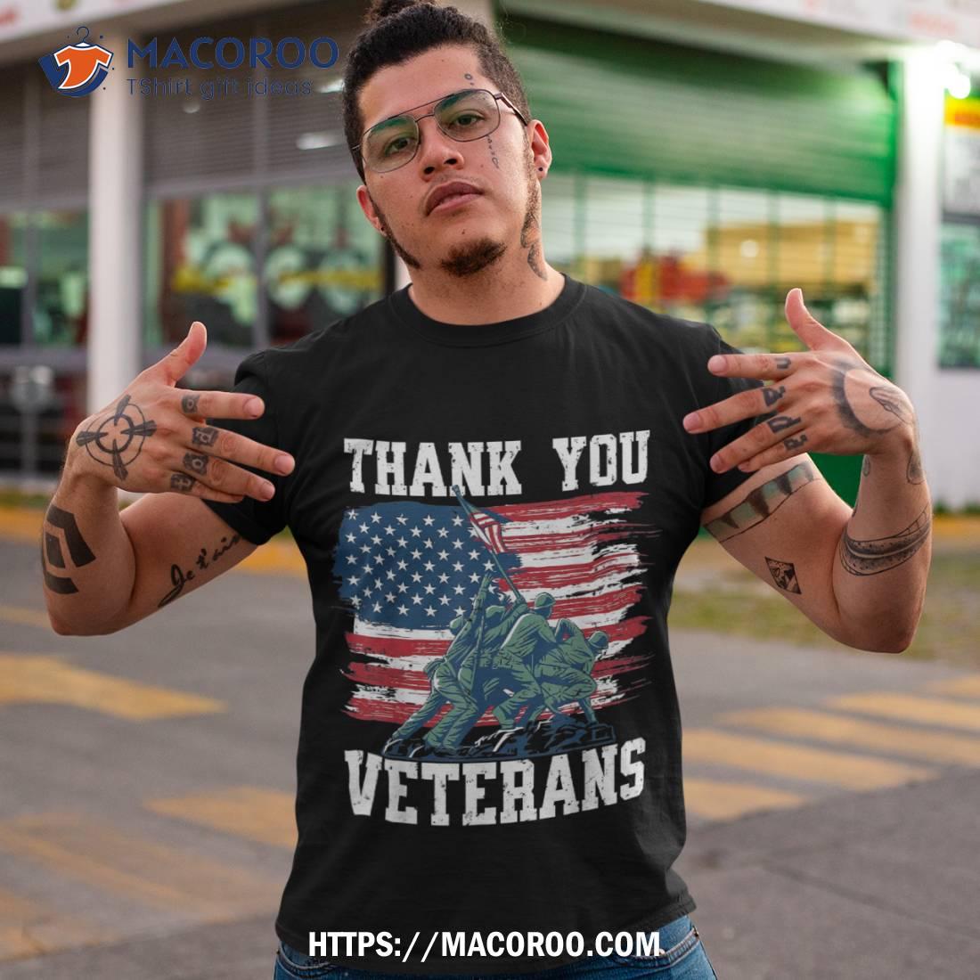 Veterans Day Gift Thank You Us Military Soldiers Shirt