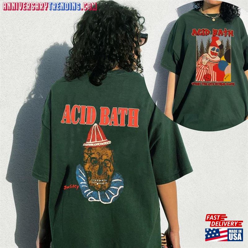 Vintage Acid Bath When The Kite String Pops Halloween T-Shirt Graphic 2023 Hoodie Sweatshirt