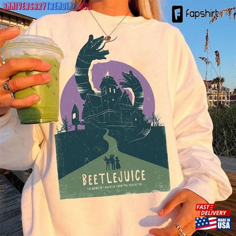 Vintage Beetlejuice Movie Shirt T-Shirt Sweatshirt Unisex