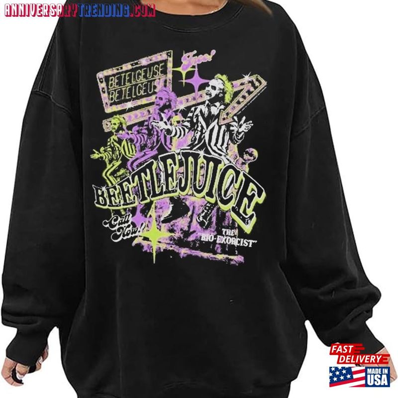 Vintage Beetlejuice Shirt Movie T-Shirt Unisex Hoodie