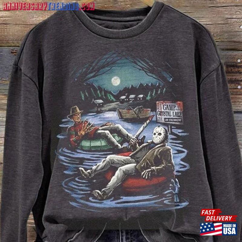 Vintage Halloween Horror Movie Sweatshirt Scream Movies Characters Shirt Hoodie T-Shirt