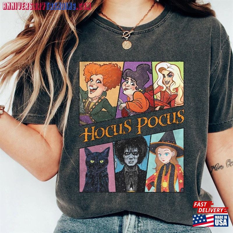 Vintage Hocus Pocus Shirt Sanderson Sisters T-Shirt Hoodie