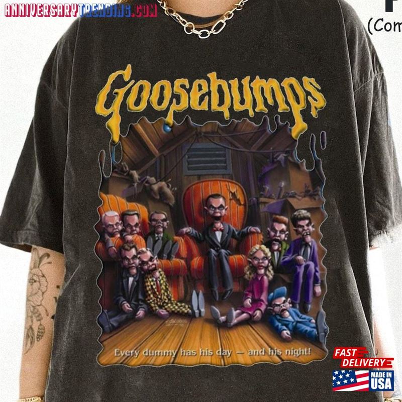 Vintage Horror Goosebumps Comfort Colors Shirt One Day At Horrorland Shirts Rl Stine Classic T-Shirt