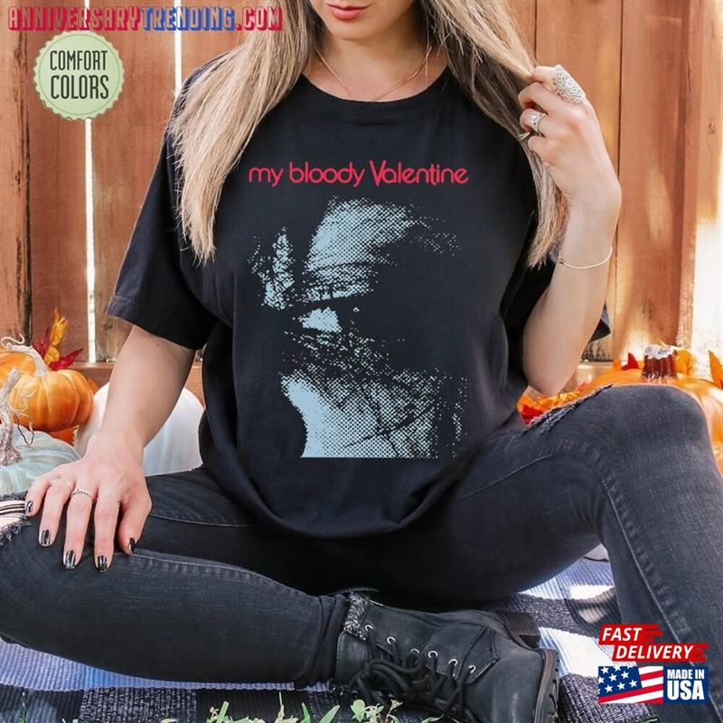 Vintage My Bloody Valentine T-Shirt Band Retro 90S Comfort Color Gift For Men Hoodie