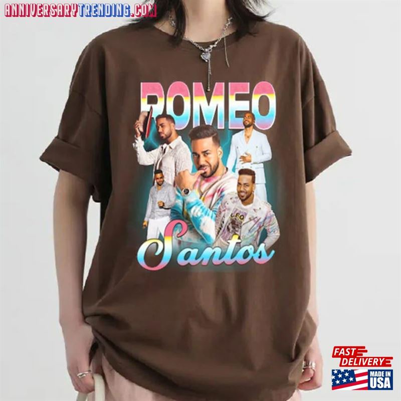 Vintage Romeo Santos Shirt Bootleg Unisex Tour Sweatshirt Classic