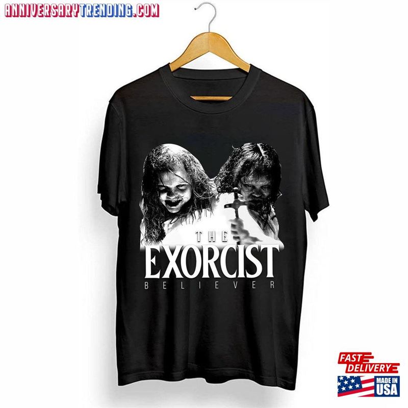 Vintage The Exorcist Believer 2023 Shirt Horror Movie Movies Unisex Sweatshirt