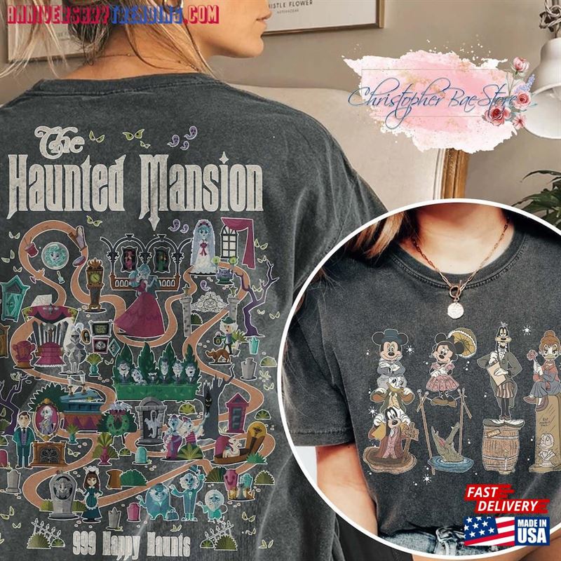 Vintage The Haunted Mansion Shirt Stretching Room 1969 Sweatshirt Hoodie