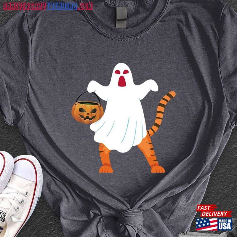 Vintage Tigger Ghost Halloween Shirts Winnie The Boo Shirt Spooky Season T-Shirt Unisex