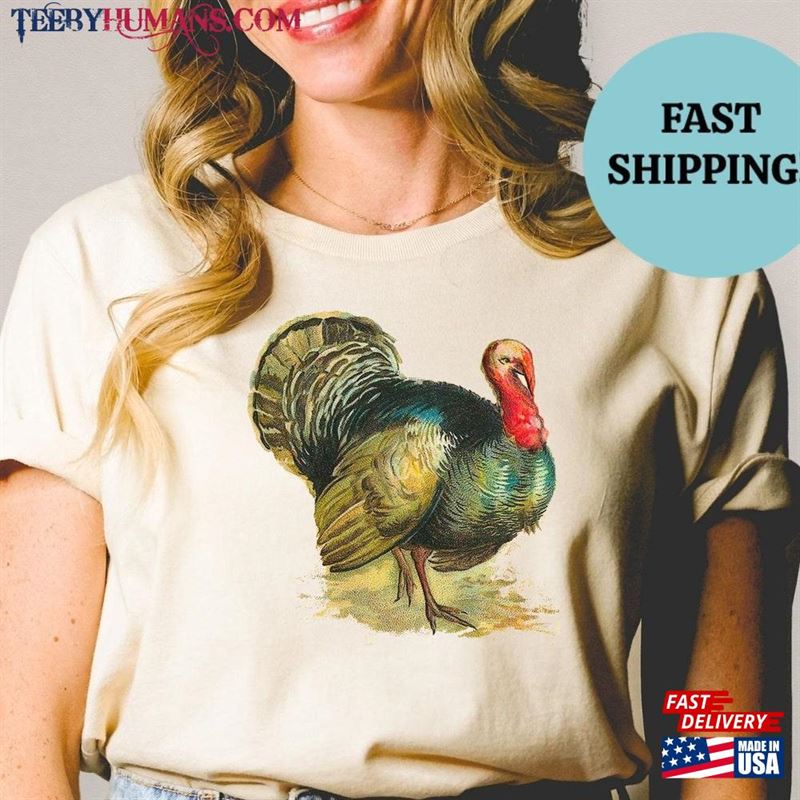 Vintage Turkey Shirt Thanksgiving Sweatshirt T-Shirt Classic