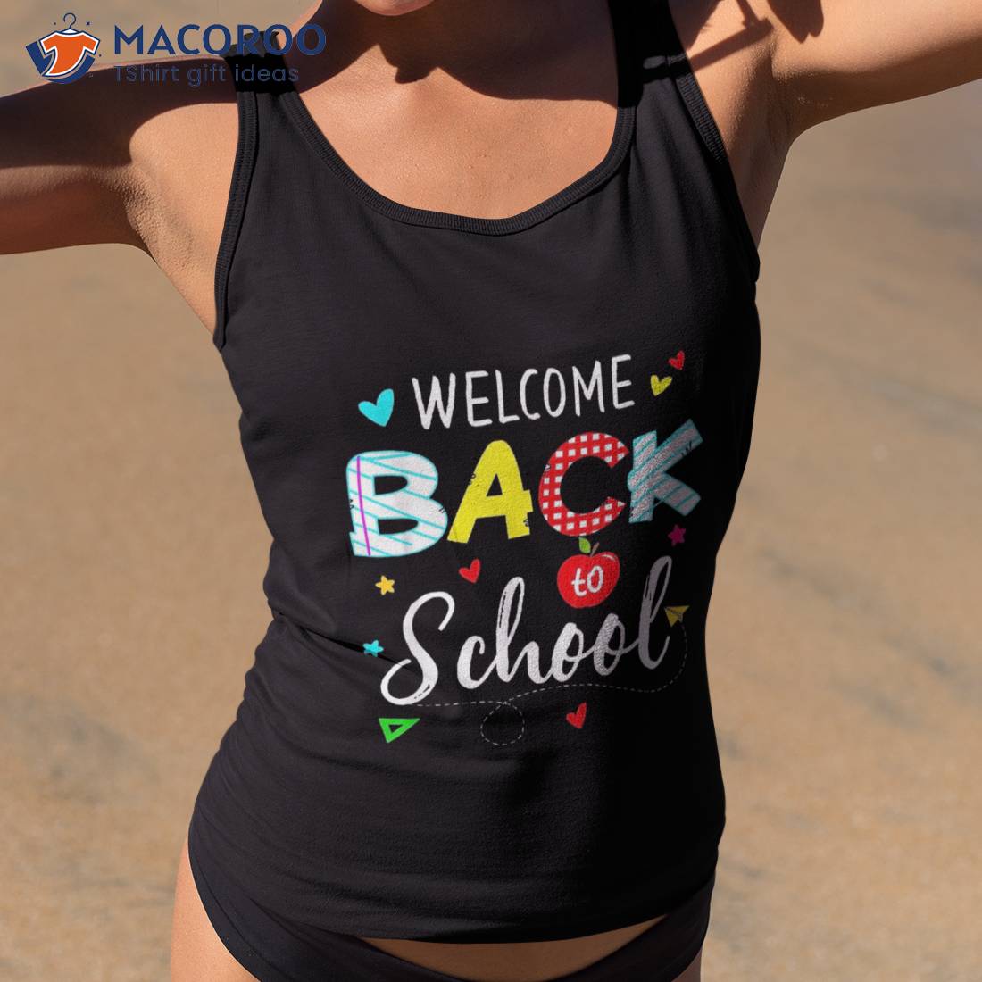 Welcome Back To School First Day Of Colorful Teacher Shirt