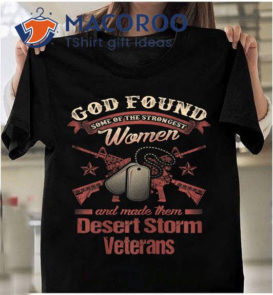 Women Veteran Operation Desert Storm Persian Gulf War Shirt