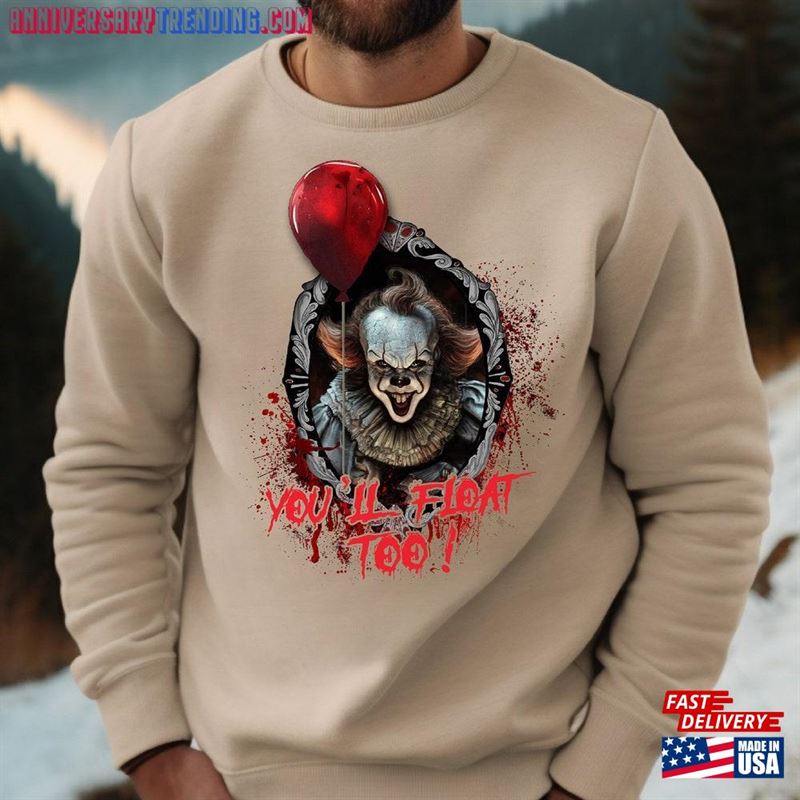 You’ll Float Too Sweatshirt Classic 80 Hoodie