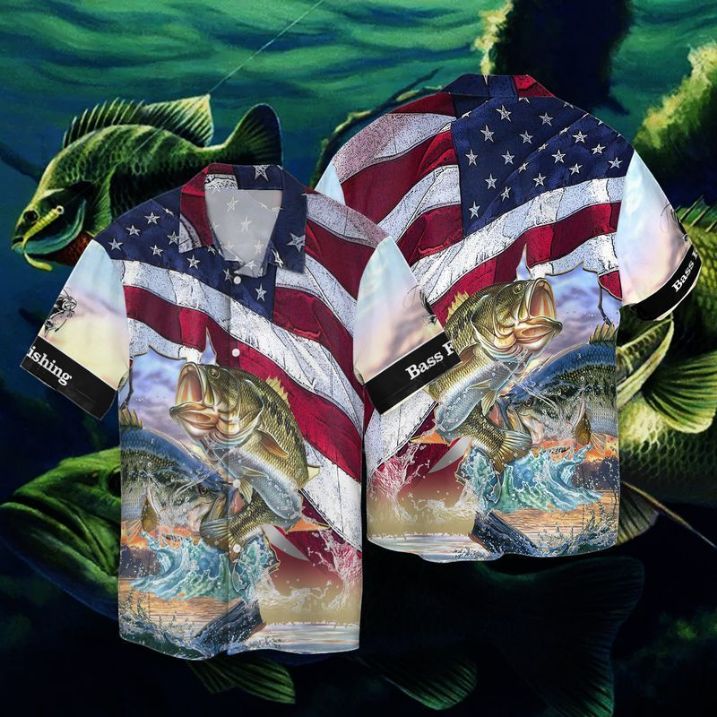 Bass Fish Hawaiian Shirt