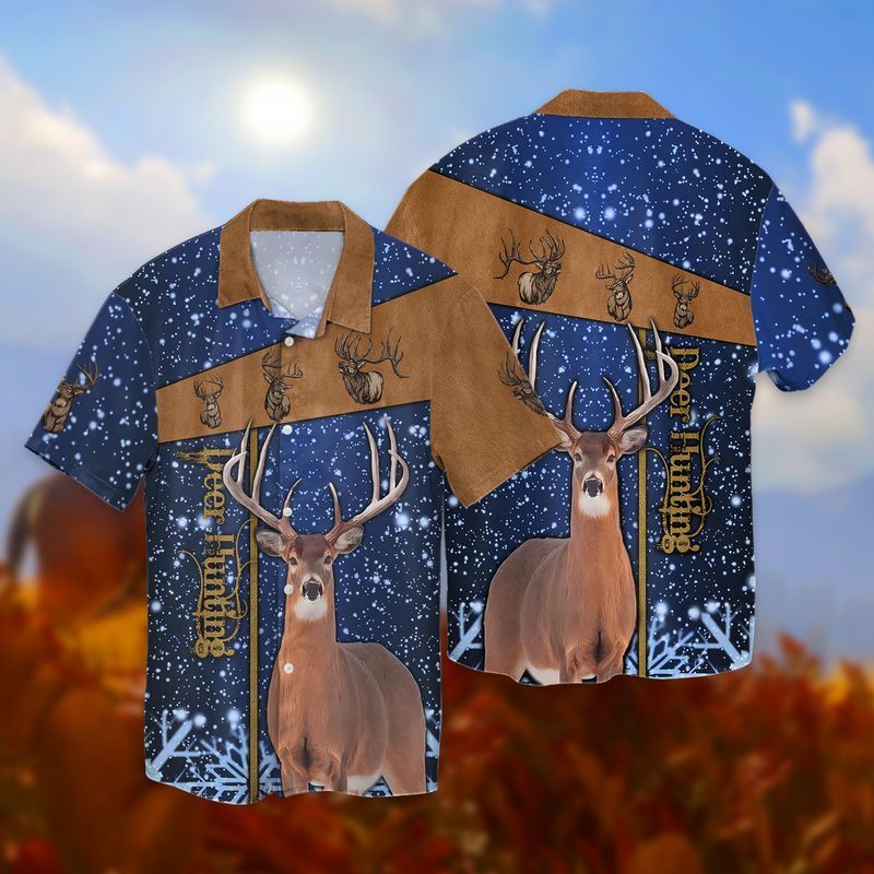 Deer Hunting For Men And Women Hawaiian Shirt