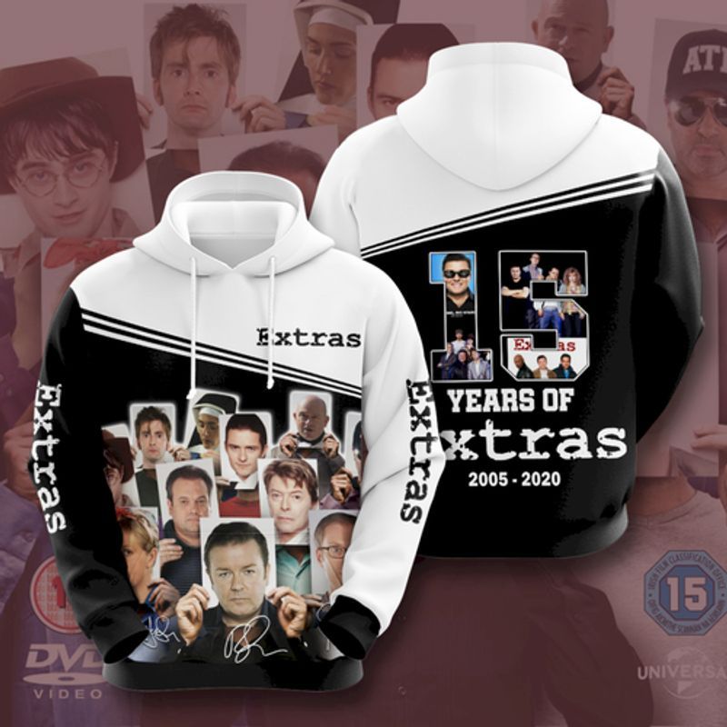 15 Years Of Extras 3d Hoodie