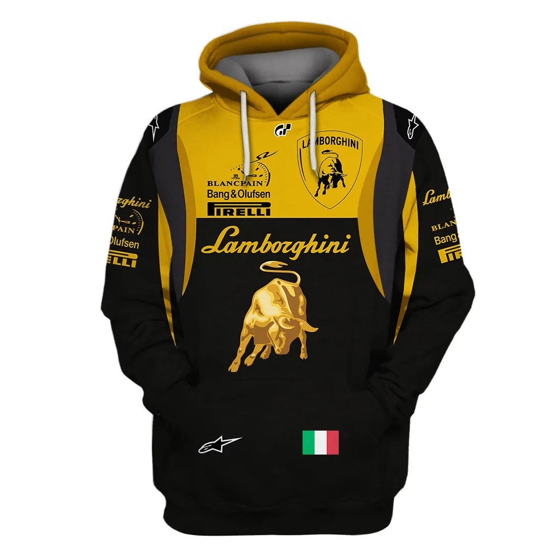 3D Italian Racing Team Lamborghini Firelli Racing Team AOP Unisex Hoodie