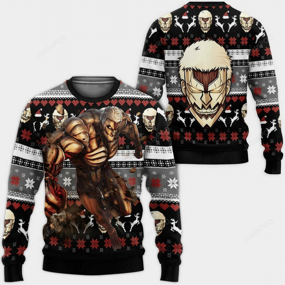 Armored Titan Ugly Sweater Gifts- Best Christmas Gifts 2023