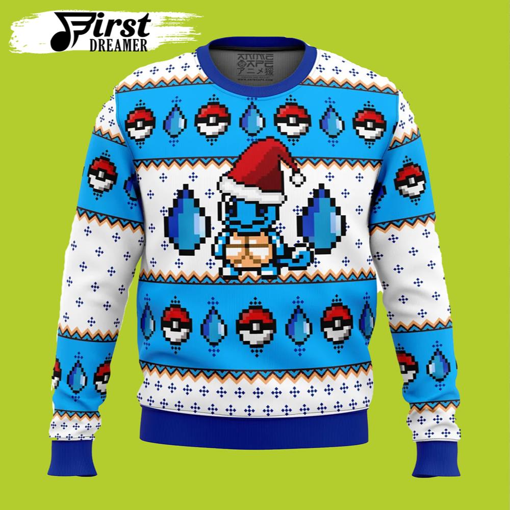 Pokemon Ugly Christmas Sweater Pokemon Squirtle Funny Christmas Gift – The First Dreamer Store- Best Christmas Gifts 2023