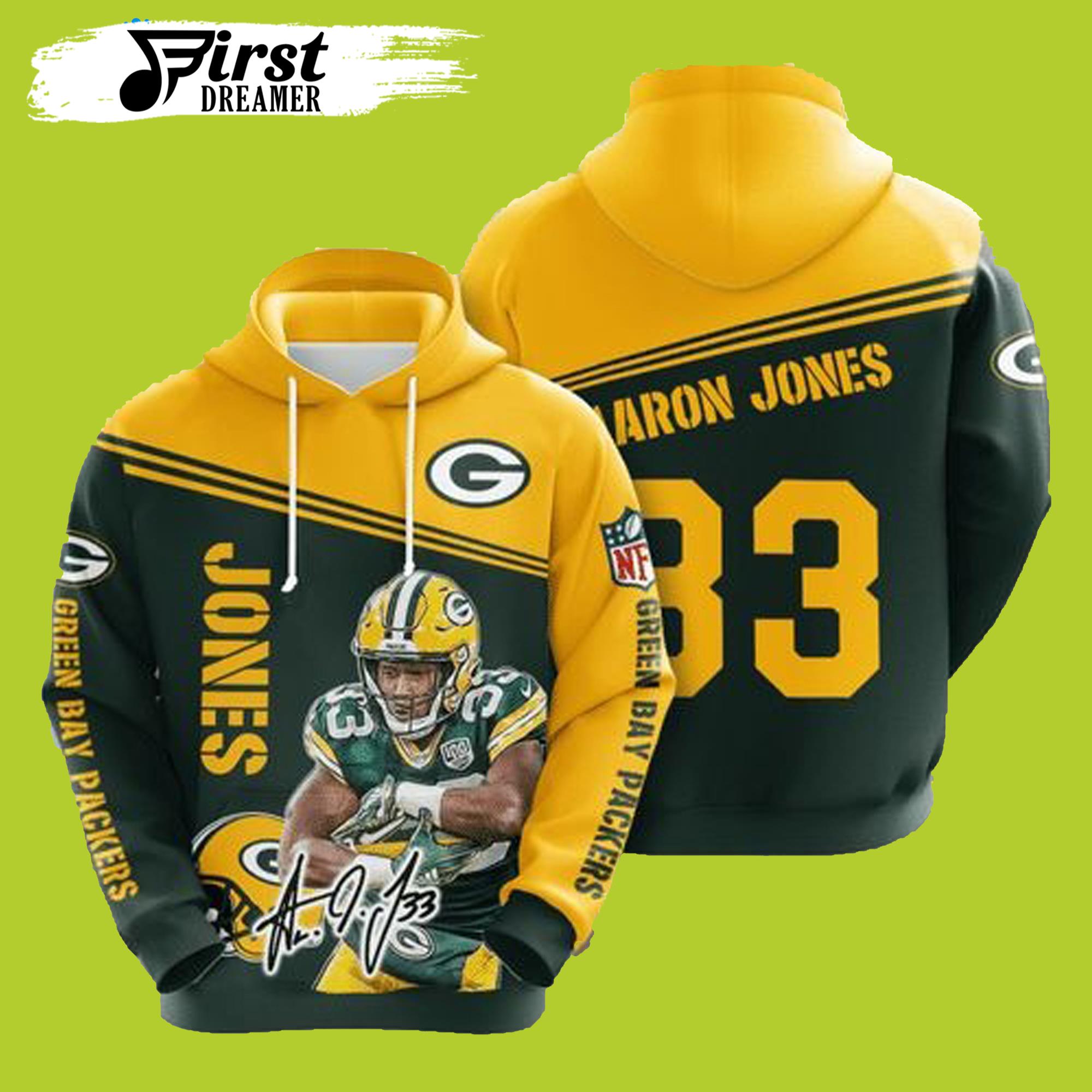 Aaron Jones Green Bay Packers Men And Women 3D Full Printing